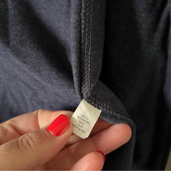 Blue Athletic Zip Up Jacket with Outside and Inside Pockets and Thumb Holes - Picture 5 of 8